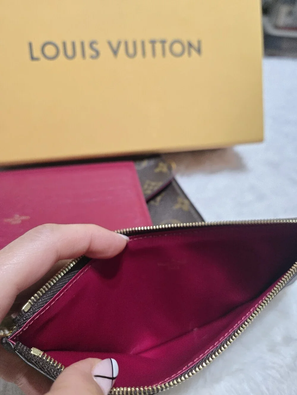 🔥 Louis Vuitton Monogram Felicie Pochette Full Set 🔥